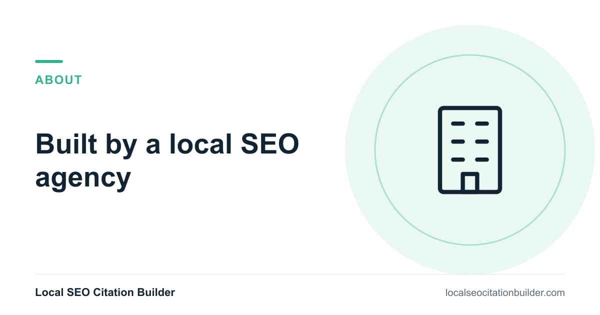 About Local SEO Citation Builder, the local citation tool built by a local SEO agency