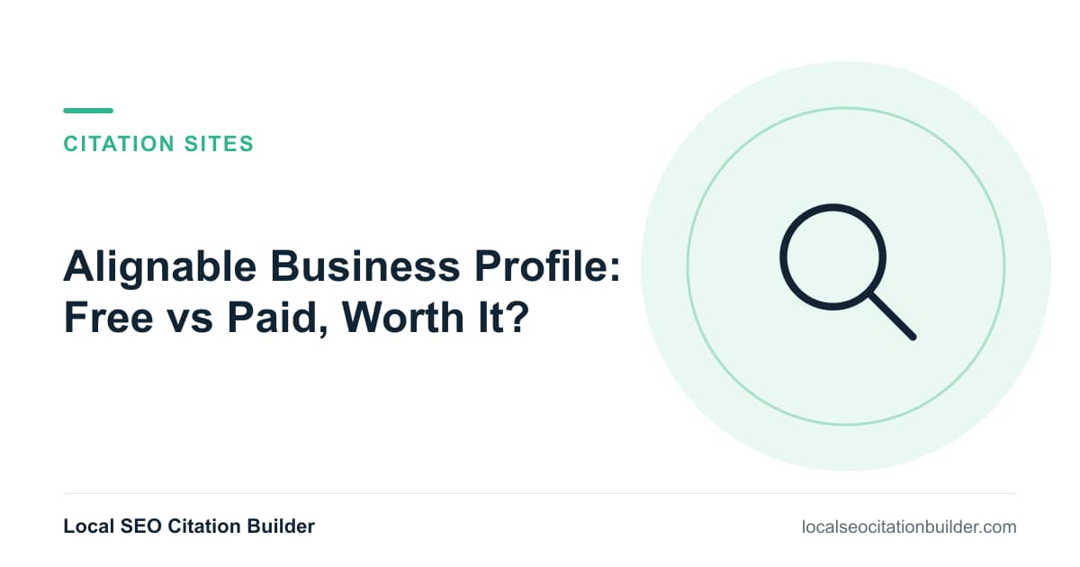 Alignable Business Profile: Free vs Paid, Worth It?, illustrated cover