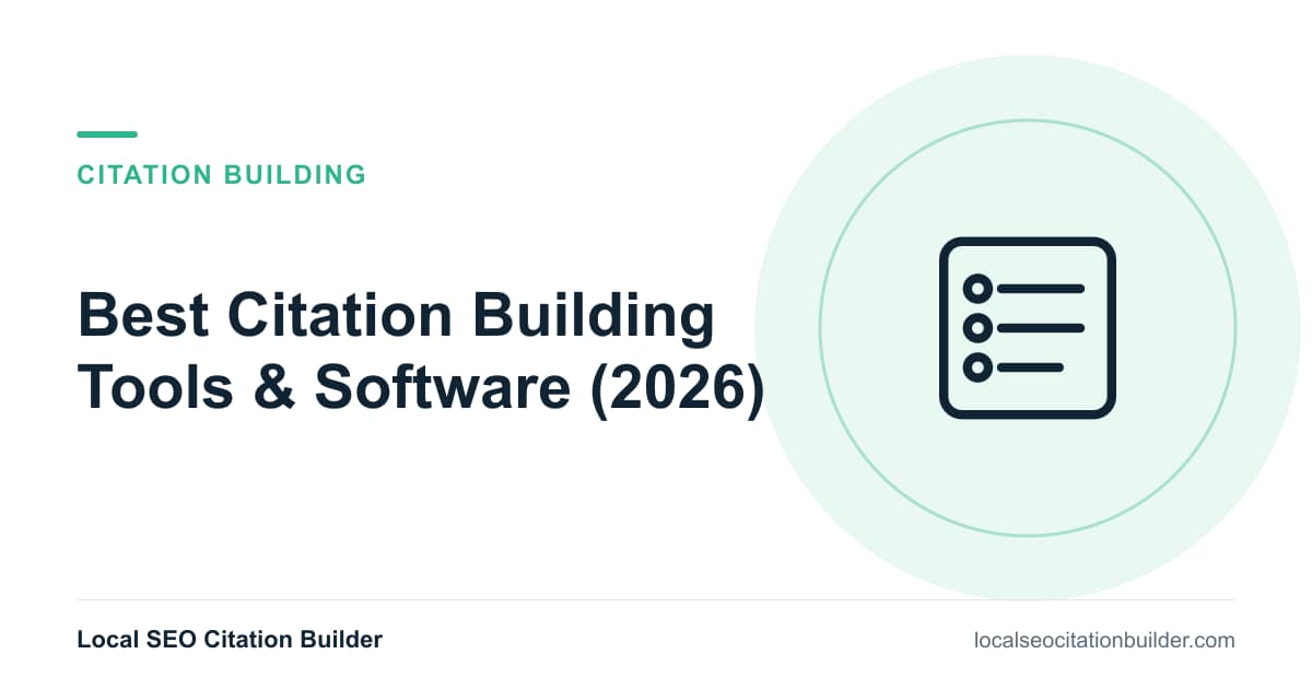 Best Citation Building Tools & Software (2026), illustrated cover