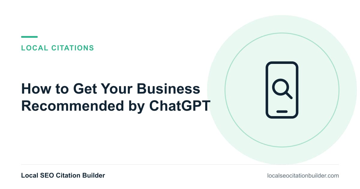 How to Get Your Business Recommended by ChatGPT. There is no form to submit your business to ChatGPT.