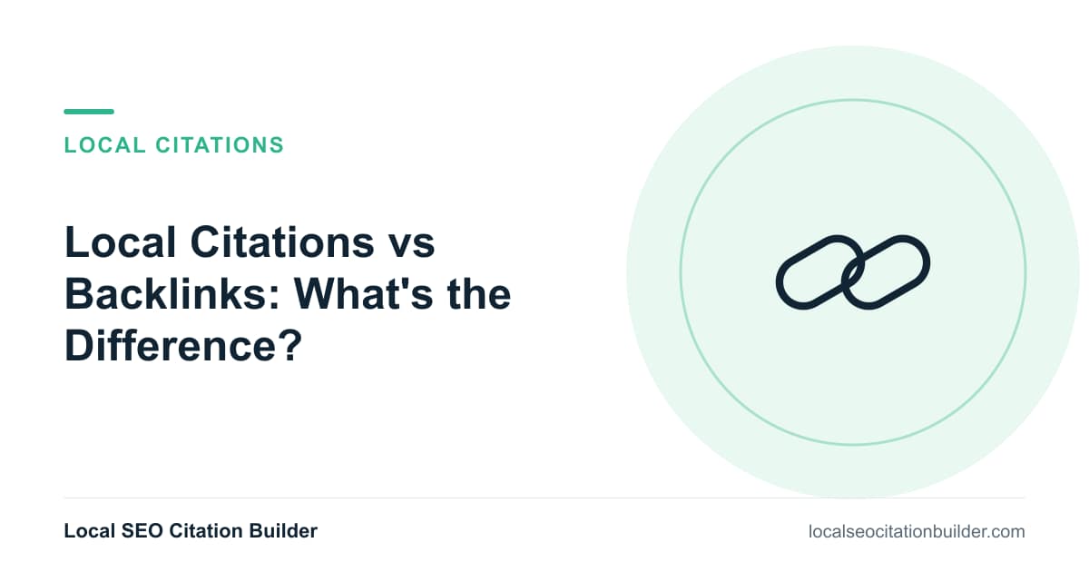 Local Citations vs Backlinks: What's the Difference?, illustrated cover
