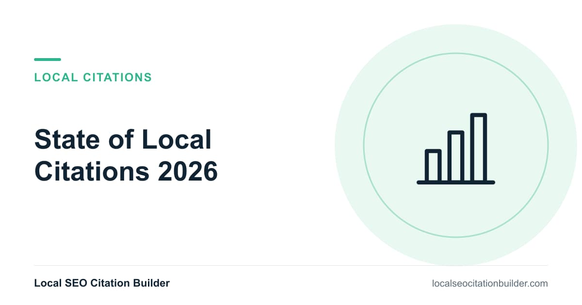 State of Local Citations 2026. We indexed 1,310 local citation sites across 50 countries and 45 industries.