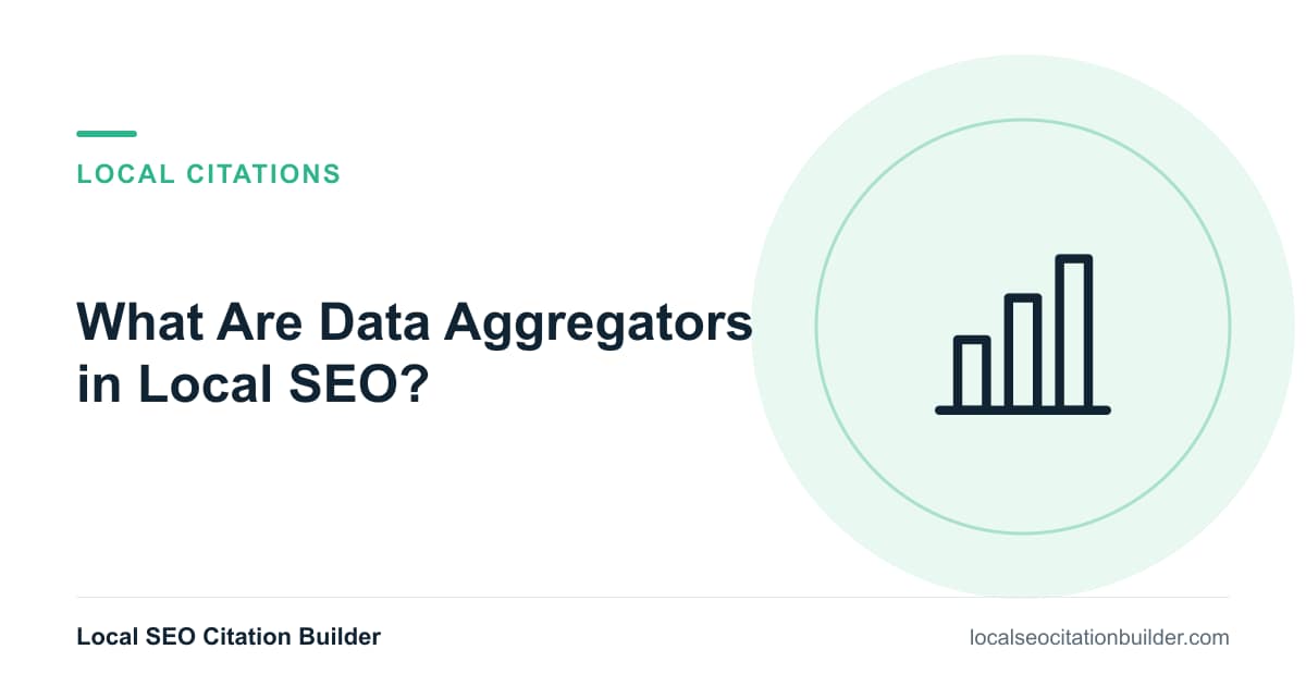 What Are Data Aggregators in Local SEO?, illustrated cover