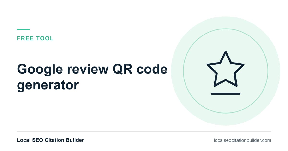 Free Google review QR code generator: turn a Maps link or Place ID into a printable QR code